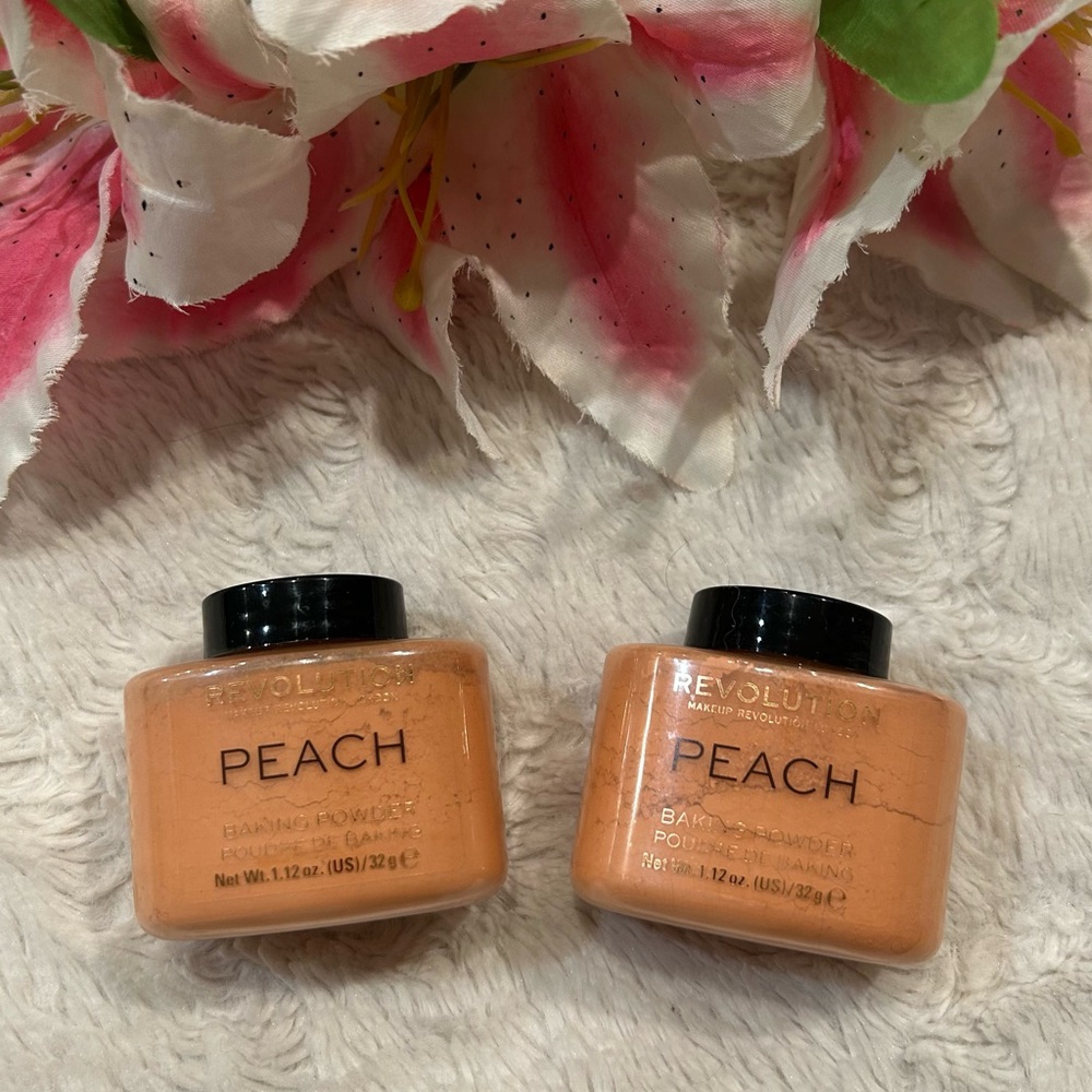 Revolution Peach Tone Baking Powder Duo